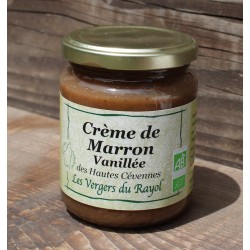 Crème de marron vanillée bio