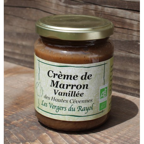 Crème de marron vanillée bio