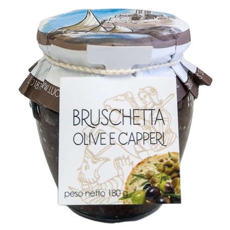 BRUSCHETTA OLIVE ET CAPRE