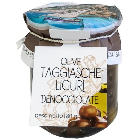 Olives taggiasche à l'huile d'olive