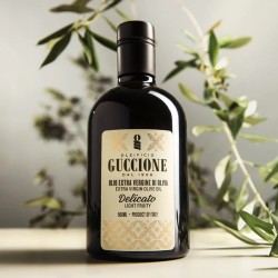 Huile d'olive de Sicile  Guccione label blanc