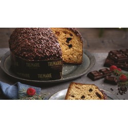 Panettone chocolat noir .Panettones Tre Marie