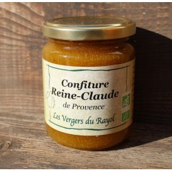 Les Vergers du Rayol .Confiture extra de Reine Claude biologique.